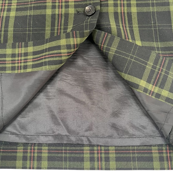 Aritzia Wilfred Leona Midi Pencil Check Plaid Skirt 4 - Picture 6 of 8